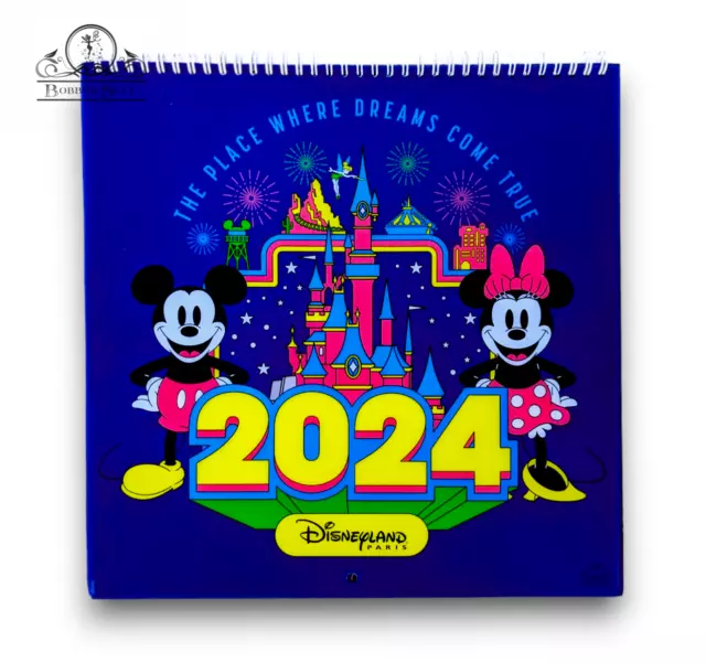 CALENDRIER DISNEY ATTRACTIONS 2024 disneyland Paris Exclusive DLP EUR