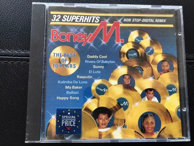 BONEY  M.  -   32  Superhits , The Best Of 10  Years ,   CD   1986 ,  Pop, Disco