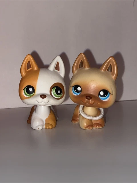 Littlest Pet Shop Bulldog Pack of 2 Classic Vintage Bobble Heads Littlest Pet Shop Bulldog Pack of 2 Classic Vintage Bobble Heads