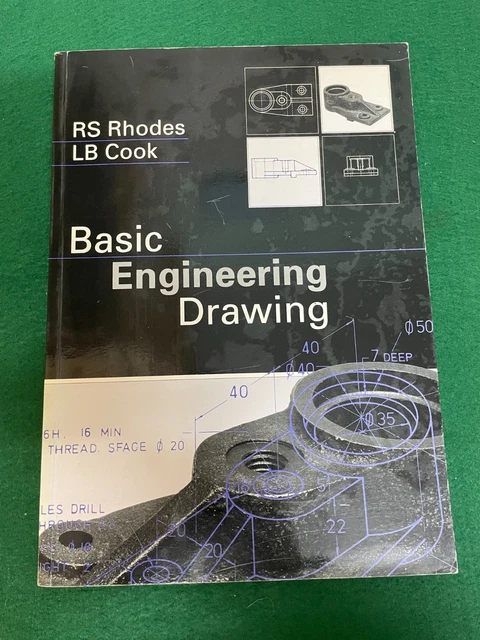 BASIC ENGINEERING DRAWING Rs Rhodes Lb Cook 182 Pages Book £6.99 ...