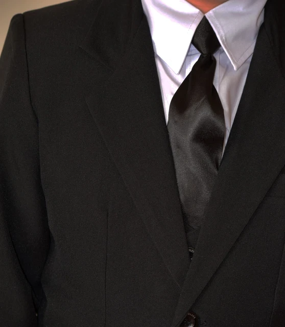 (CLEARANCE) Quality 06 PCS 05 PCS Black Boy Suits Christening Formal Wedding 2