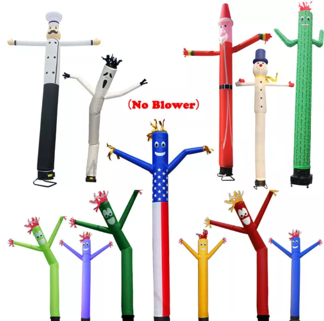 3/6m Inflatable Advertising Air Puppet Tube Sky Wavy Man Wind Dancer (No Blower)