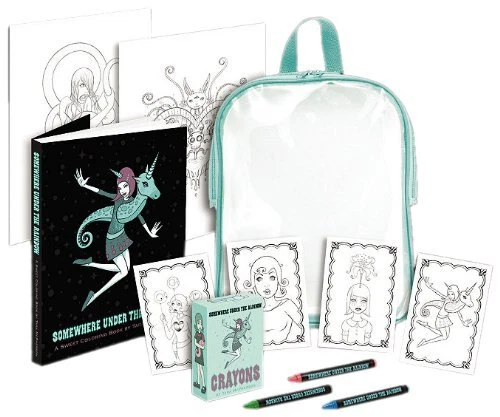 TARA MCPHERSONS SOMEWHERE UNDER THE RAINBOW COLORING KIT *Excellent Condition*