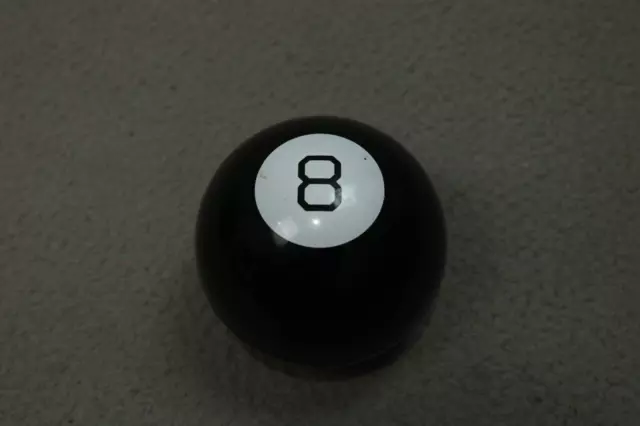 Vintage 1980 Magic 8 Eight Ball Mattel Toy Fortune Teller