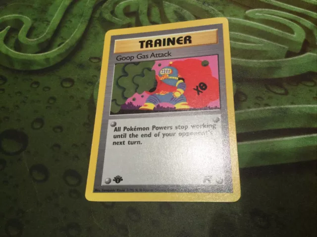 POKEMON RARE 1st EDITION TRAINER GOOP GAS ATTACK NM Condition 78/82