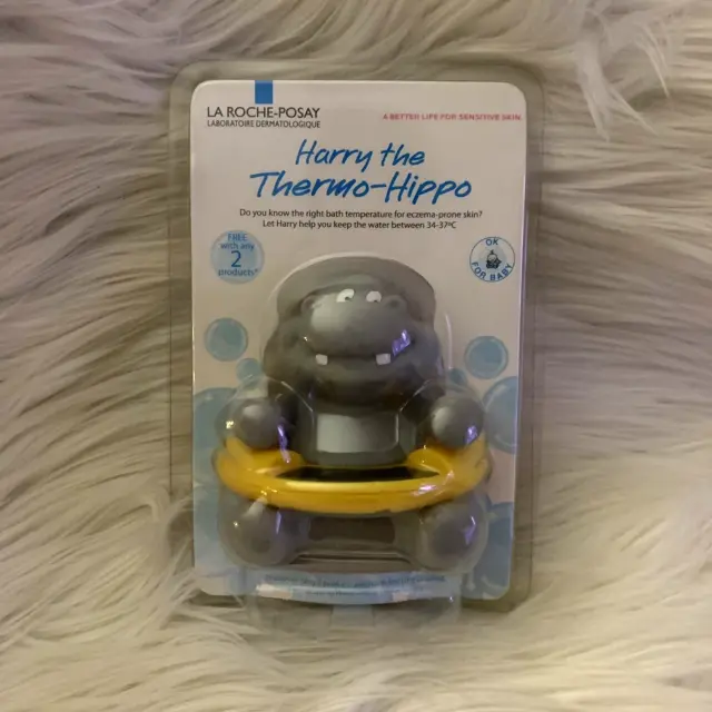 Harry the Thermo-Hippo Baby Infant Bath Tub Thermometer Water New and Sealed