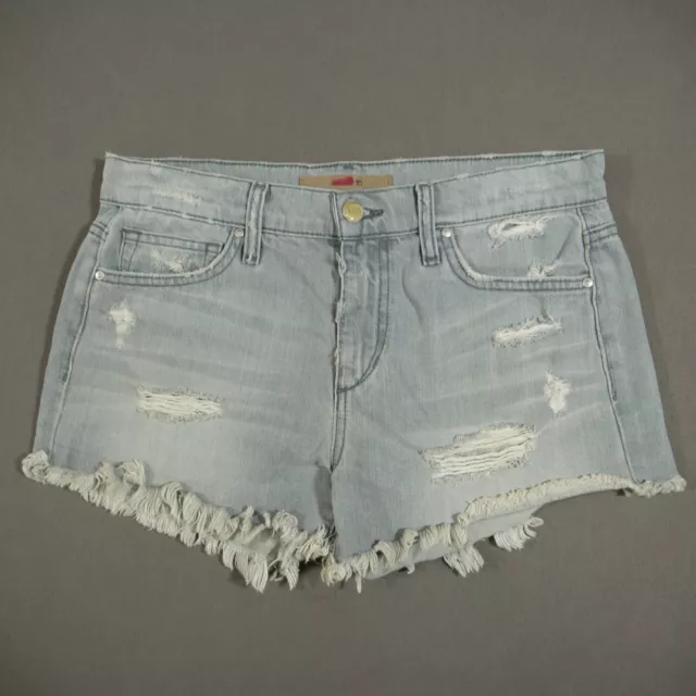 Joes Jeans Shorts Womens 26 Blue Denim Distressed Cutoff Gabrielle Casual