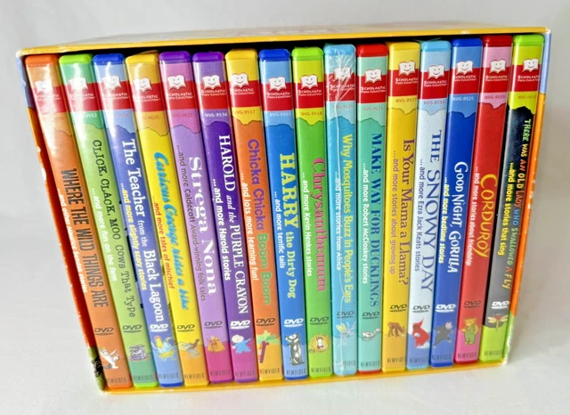 SCHOLASTIC TREASURY OF 100 Storybook Classics (DVD, 2008, 16-Disc