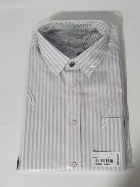 Ted Baker SS Stripe Shirt size 5 - lilac