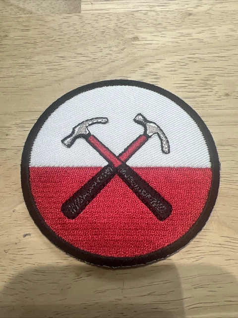 Pink Floyd Patch The Wall Hammers Circle Band Logo Nuovo Ufficiale Iron On Size Accessory Size - Foto 11