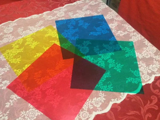 Cowboystudio Color Correction Gels - Set of 4 12x12 inches Gels