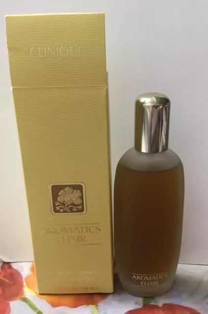 Clinique AROMATICS ELIXIR Perfume Spray 100 Ml 3.4 Fl. Oz. New