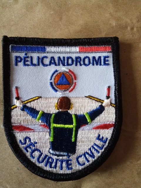 ÉCUSSON INSIGNE TISSU Patch Pompiers SDIS Sécurité Civile GRIMP EUR 5