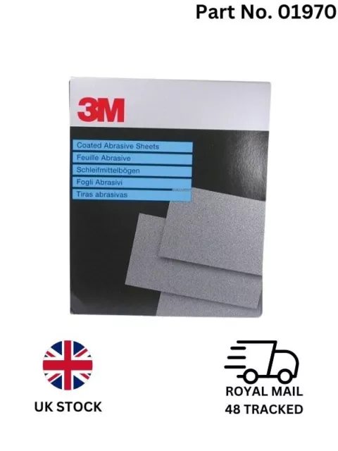 3M 01970 P1200 230X280mm Wet Or Dry Coated Abrasive Paper Pack 25 | LOW PRICE