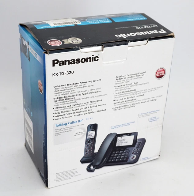 PANASONIC KX-TGF320 COMBO Cordless Telephone with Answer Machine VAT ...