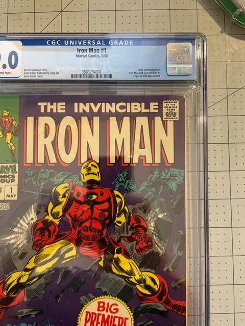 Invincible Iron Man #1 (1968) - Cgc 9.0 - 1St Issue - Origin Retold! 2
