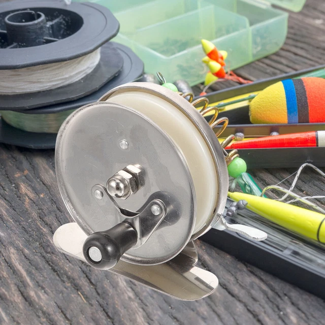 VINTAGE H-1 UTICA,N.Y. FLY FISHING REEL GREEN WORKS WELL