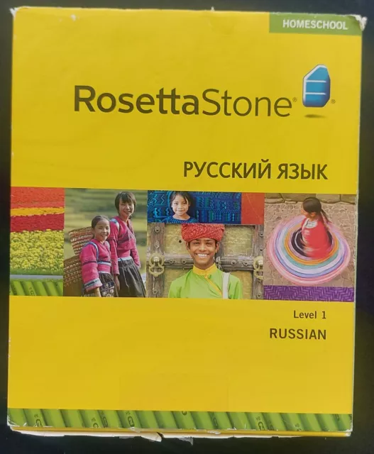 Rosetta Stone Russian Level 1 Homeschool Version 3 Win/Mac CD-ROM