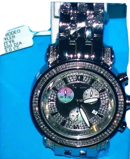 New Authentic Mens Joe Rodeo Tyler Jty6 St.steel 2.00 ct.aprx.Diamond Watch New Authentic Mens Joe Rodeo Tyler Jty6 St.steel 2.00 ct.aprx.Diamond Watch