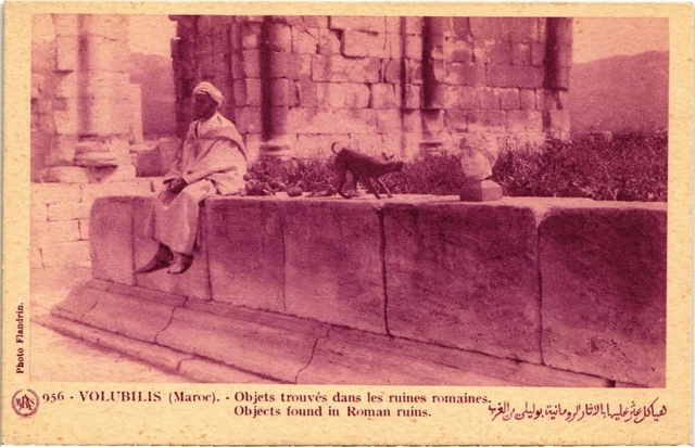 CPA AK MAROC FLANDRIN (956)-VOLUBILIS -Objects trouves dans les ruines (114089)