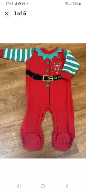 Baby Elfe Weihnachten Kleid Schlafanzug 3-6 Monate