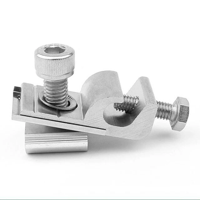 SOLAR PANEL GROUNDING Lugs Solar Earthing Ground Clip for Solar M6 £6. ...