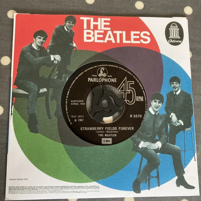 THE BEATLES - Strawberry Fields Forever - 1967 UK 2-track 7