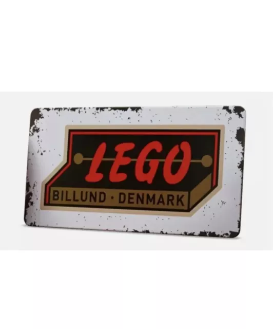 Lego 5007016 - VIP Exclusive - Lego Logo 1950’s Retro Tin Plate