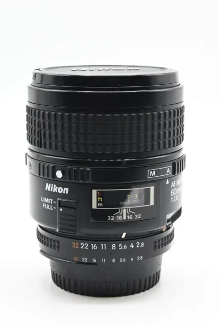 Nikon Nikkor AF 60mm f2.8 Micro Lens #235