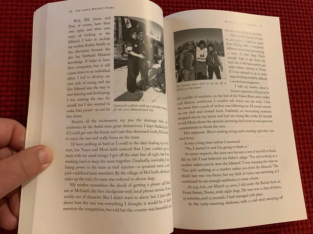 AUTOBIOGRAPHIE LANCE MACKEY Story SIGNÉE Alaska Dog Sled Mush Iditarod