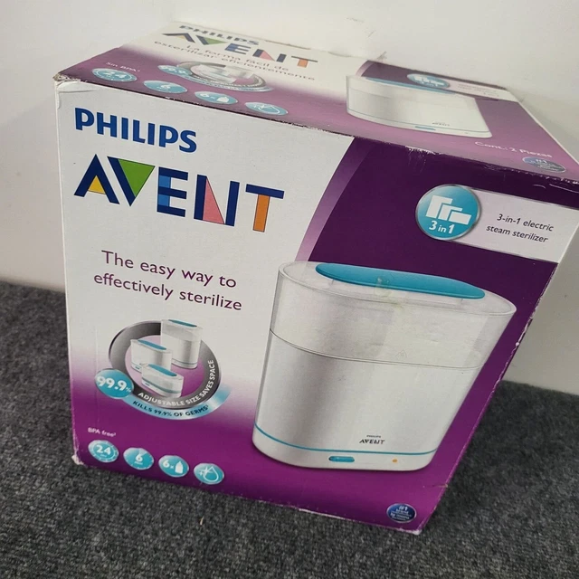 Philips Avent SCF284/05 3-in-1 Electric Steam Sterilizer