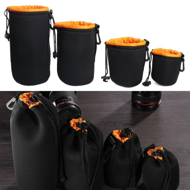 Hook Camera Lens Bag Protector Camera Lens DSLR Lens Barrel Case Camera Pouch