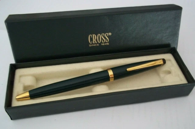 Stylo Bille Cross Vert Magnifique - Neuf De Stock - Livré Dans Sa Boîte - Modèle Captivant K327