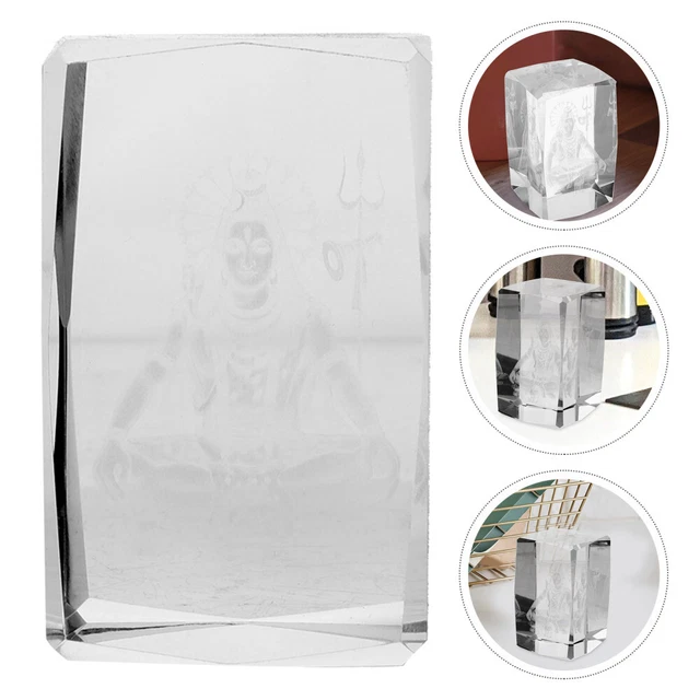 Statua Buddha Decorativa Cristallo Shiva Ornamento Delicato Shiva Scultura Dio