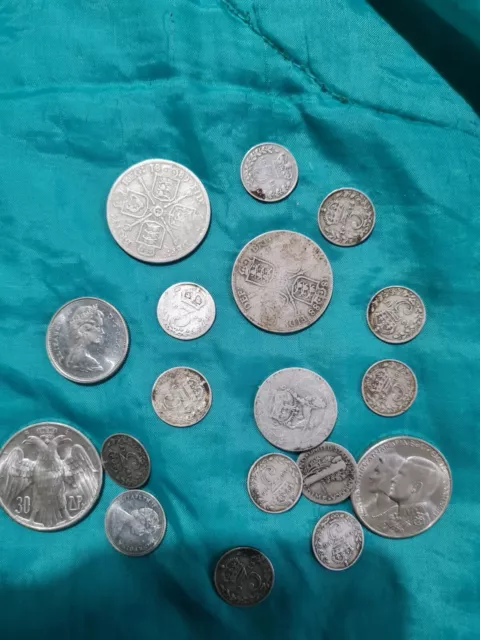 silver coins job lot