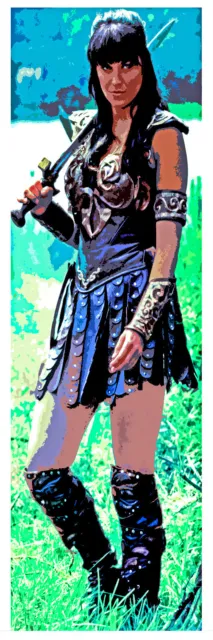 Xena Warrior Princess Lucy Lawless Cult Retro Art Lifesize On Canvas 72"X24"