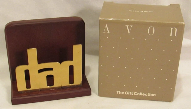 AVON DAD Letter Holder New Old Stock Read Description