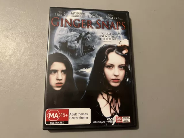 Ginger Snaps DVD, 2000 Horror Mimi Rogers, Katharine Isabelle, Werewolves R4