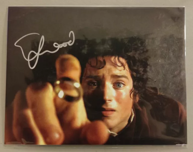 8.5"X11" Elijah Wood Frodo Baggins Autographed Photo Reprint Signed LOTR Ring