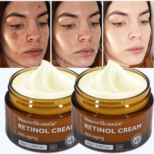 2X RETINOL CREAM Face Anti Aging Serum Remove Wrinkle Melasma Acne Dark
