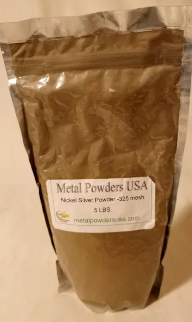 5 Pounds Nickel Silver Powder -325 mesh