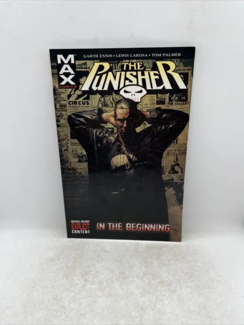 Punisher MAX Volume 1 Graphic Novel In The Beginning Marvel 2005 FREE SHIPPING