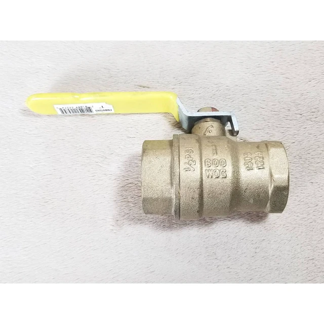 FNW Ball Valve 1 1/2  Threaded Brass 600 WOG FNW410AJ BRS125G NEW