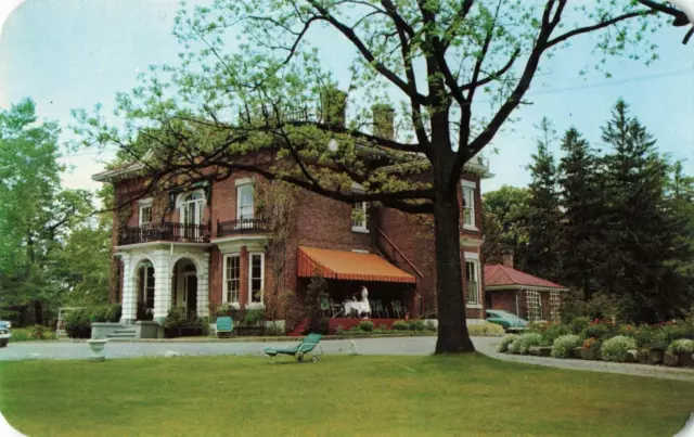 Postcard Greenwood Tower Motels And Lodge Port Hope Ontario Canada