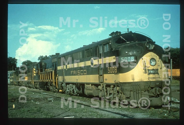 Duplicate Slide SLSF Frisco Black/Yellow F3A 5008 & 4 Units