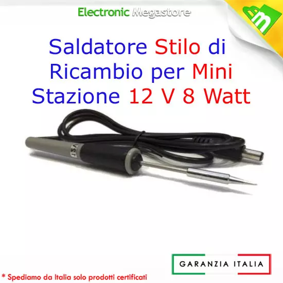 SALDATORE DI RICAMBIO CON PUNTA 0.3mm STILO PER MINI STAZIONE SALDANTE