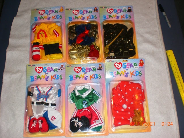 Ty Gear Beanie Kids Soccer, Baseball, Witch, Firefighter, Pajamas. & Party Tyme