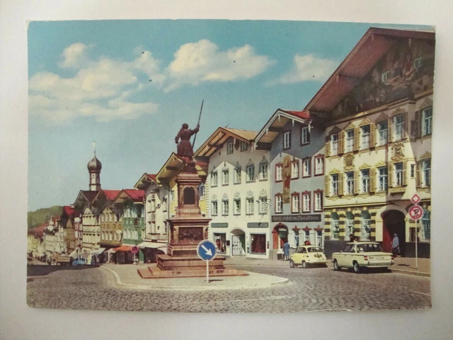 Farb-Foto-AK 8170 BAD TÖLZ Marktstrasse, Normalformat, ungelaufen, 1970er-Jahre