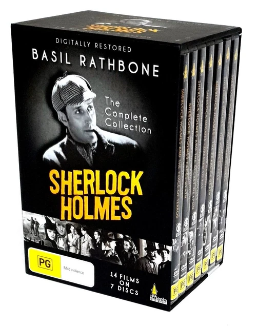 SHERLOCK HOLMES (1939) The Complete Collection 7 DVD Box Set Basil ...