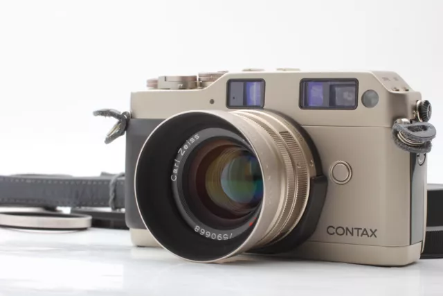 [Top MINT w/Hood] Contax G1 Rangefinder 35mm Film Camera + 45mm f/2 Lens JAPAN